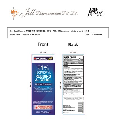 Label (Pb Rubbing Alcohol 91 Regular 01)